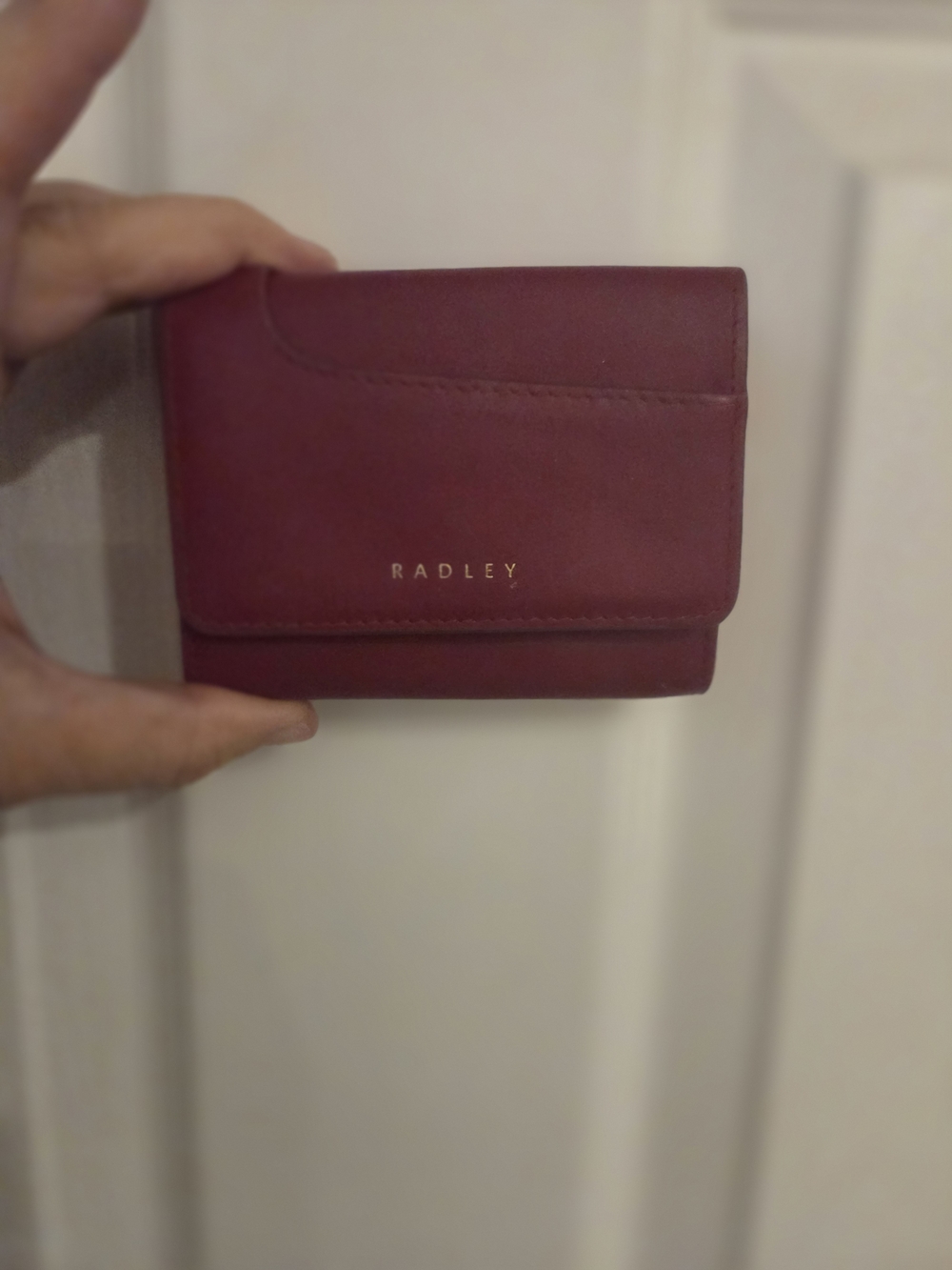 VGC RADLEY LONDON Burgundy Leather Compact Wallet